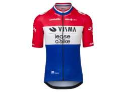 Agu Replica Dutch Champion Camisola De Ciclismo Ss (Manga Curta) Team Visma - 2XL