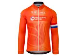 Agu Replica KNWU Camisola De Ciclismo Ls Laranja - 3XL