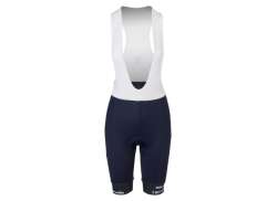 Agu Replica TDF Cycling Pants Women Short Suspenders Blue -