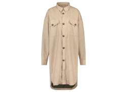 Agu Sobredimensionado Rain Shirt Urban Exterior Mulheres Moonlight