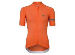 Agu Solid Camisola De Ciclismo Ss (Manga Curta) Performance Mulheres Orange