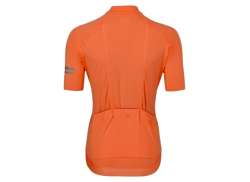 Agu Solid Pyöräilypaita Lyhyt Laippa Performance Naiset Oranssi