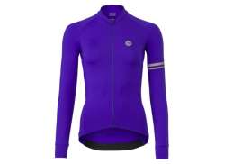 Agu Solid Tricou Cu M&acirc;necă Lungă Pentru Ciclism Performance Damă Violet - 2XL