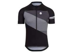 Agu Striped Camisola De Ciclismo Ss (Manga Curta) Essential Homens Black