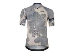 Agu Striped Flower Cycling Jersey Ss Essential Women Peanut