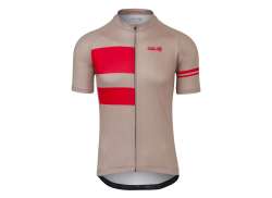 Agu Stripes Cycling Jersey Ss Essential Men Bond Greige Bond Greige