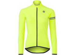 Agu Thermo Cycling Jersey Essential Women Neon Yellow - 2XL