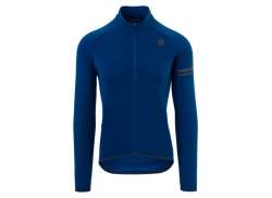 Agu Thermo Essential Tricou Cu M&acirc;necă Lungă Pentru Ciclism Bărbați Rebel Blue
