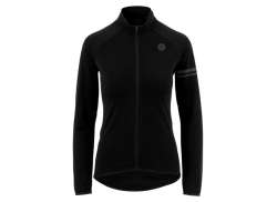 Agu Thermo Essential Tricou Cu M&acirc;necă Lungă Pentru Ciclism Damă Black