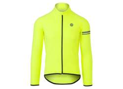 Agu Thermo Tricou Cu M&acirc;necă Lungă Pentru Ciclism Essential Bărbați Neon Yellow