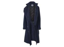 Agu Trench Enduit Long Urban Extérieur Femmes Marine - S