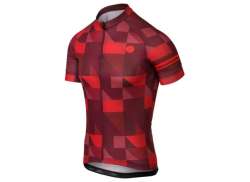 Agu Triangle Stripe Cyklistick&yacute; Dres Ss Essential Muži Red