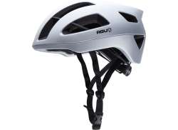 Agu Vigarous Kask Rowerowy Bialy/Mat Srebrny - S/M 54-58