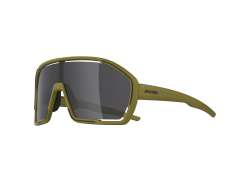 Alpina Bonfire Fogstop Cycling Glasses Black - Olive Green
