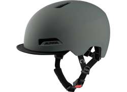 Alpina Brooklyn Fietshelm City Mat Coffee/Grijs - 57-61 cm
