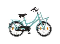 Alpina Cargo Bicicleta Para Rapariga 16&quot; Cubo Do Trav&atilde;o - Matt Verde Claro