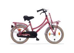 Alpina Cargo Bicicleta Para Rapariga 18&quot; Cubo Do Trav&atilde;o - Matt Berry Vermelho
