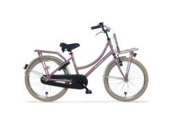 Alpina Cargo Bicicleta Para Rapariga 20&quot; Cubo Do Trav&atilde;o - Matt Madeira Rosa