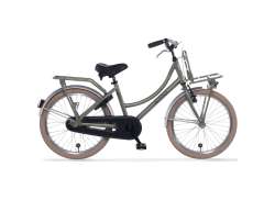 Alpina Cargo Bicicleta Para Rapariga 22&quot; Cubo Do Trav&atilde;o - Matt Veludo Verde
