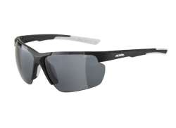 Alpina Defey HR Cycling Glasses Ceramic - Black/White