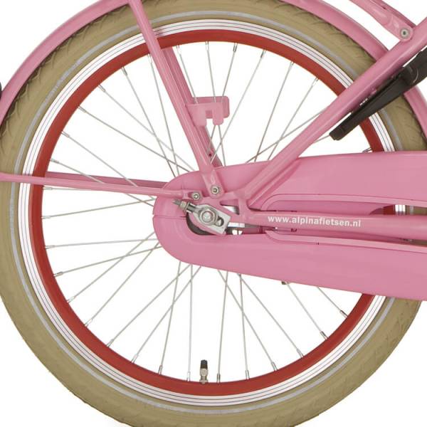 Alpina 뒷바퀴 20 인치 Clubb - 핑크/실버
