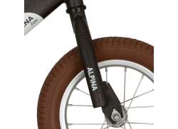 Alpina Forquilha &Oslash;25.4mm Para. Rider Bicicleta De Equil&iacute;brio - Matt Preto