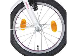Alpina Front Wheel 18\" Aluminum - Purple/Silver