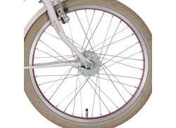 Alpina Front Wheel 20\" Hub Dynamo Alu - Copper/Silver
