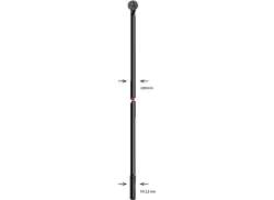 Alpina 辐条 14 x 168mm 不锈钢 - 黑色 - (100)