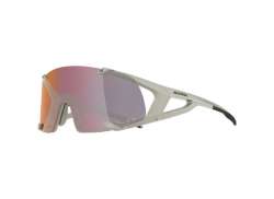 Alpina Hawkeye QV Fogstop Radsportbrille Regenbogen - Grau