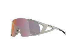 Alpina Hawkeye QV Fogstop Radsportbrille Regenbogen - Grau