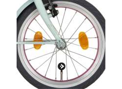 Alpina HLQ-10A-1 16\" Front Wheel - Pink/Silver