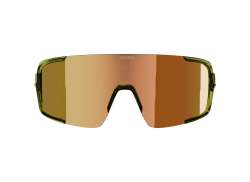 Alpina Lumin Cycling Glasses Mirror Gold - Transparent Green
