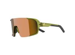 Alpina Lumin Occhiali Da Ciclismo Mirror Oro - Trasparente Verde