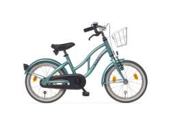 Alpina Oceano Bicicleta Para Rapariga 16&quot; Cubo Do Trav&atilde;o - Matt Soft Verde