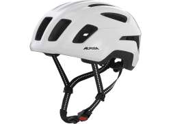Alpina Paranus Urban Kask Rowerowy Polysk Bialy - 59-61 cm