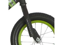 Alpina 포크 10 인치 밸런스 자전거 - 매트 블랙