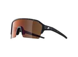 Alpina Ram HR Q-Lite Occhiali Da Ciclismo Mirror Rosso - Matt Nero