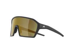 Alpina Ram Q-Ligero Gafas De Ciclista Mirror Oro - Matt Negro