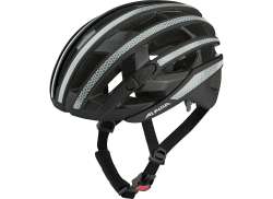 Alpina Ravel Reflective Cycling Helmet Zwart Gloss