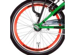 Alpina Rear Wheel 20\" Brake Hub - Orange/Silver