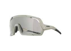 Alpina Rocket Cycling Glasses Mirror Clear - Matt Cool Gray