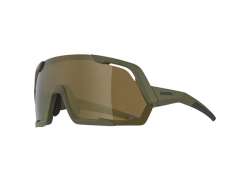 Alpina Rocket Qlite Sykkelbriller Mirror Bronse - Oliven