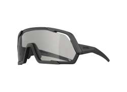 Alpina Rocket Radsportbrille Mirror Klar - Matt Schwarz