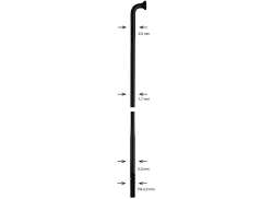 Alpina Спица &Oslash;2mm DB 288mm Нержавеющая Сталь Черный (100)