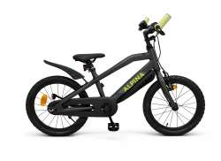 Alpina Trial Bici Per Bambini 16" V-Freno Mozzo Freno - Nero Matt