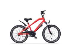 Alpina Trial Bici Per Bambini 18&quot; Mozzo Freno - Intenso Rosso Matt