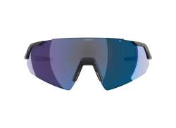 Alpina Turbo Air Q-Lite Fietsbril Mirror Blauw - Mat Zwart