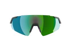 Alpina Turbo Air Q-Lite Fietsbril Mirror Groen - Mat Grijs
