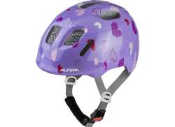 Alpina Ximo 2 Bambini Casco Da Ciclismo Viola Cuori - 45-49 cm